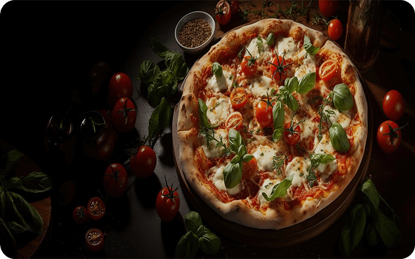 livraison pizza tomate 